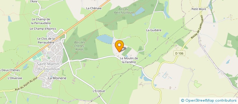 localisation de l'entreprise RECUP AUTO ANJOU  SAINT-MARTIN-DU-FOUILLOUX