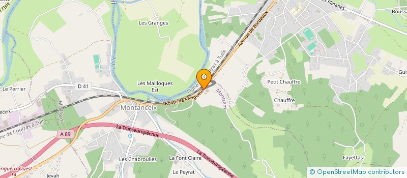 localisation de l'entreprise RECUP AUTOS 24  MONTREM