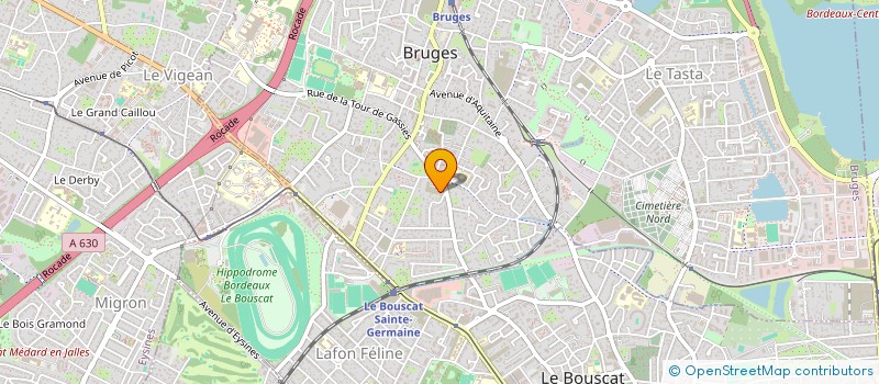 localisation de l'entreprise RECUP BM 33 à BRUGES