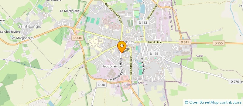 localisation de l'entreprise RECUP & CO à MAMERS