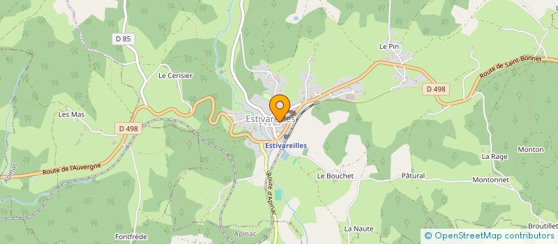 localisation de l'entreprise RECUP D'OKAZ à ESTIVAREILLES