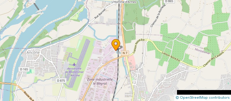 localisation de l'entreprise RECUP MONTILIENNE à MONTELIMAR