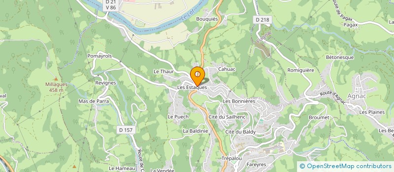 localisation de l'entreprise RECUP'OC  DECAZEVILLE