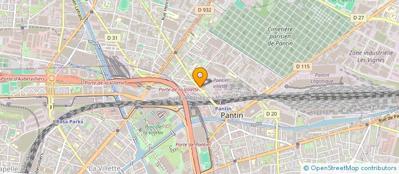 localisation de l'entreprise RECUP-PERMIS à PANTIN