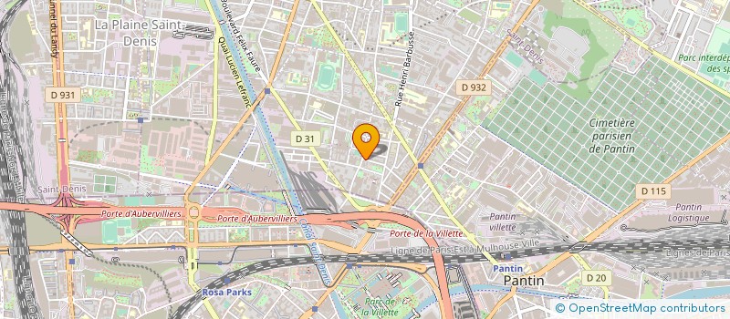 localisation de l'entreprise RECUP' SERVICE EXPRESS à AUBERVILLIERS