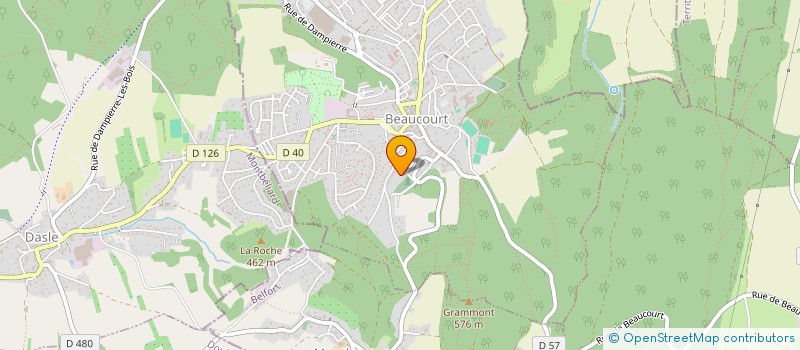 localisation de l'entreprise RECUP'TOUT à MONTBOUTON