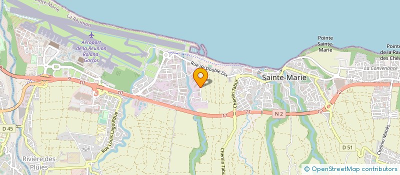 localisation de l'entreprise RECUPAUTOS  SAINTE-MARIE