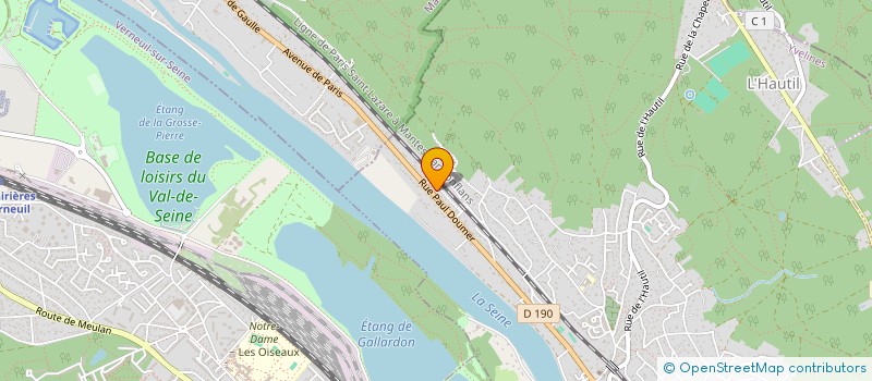 localisation de l'entreprise RECUPERATION DEBARRAS RAPIDES à TRIEL-SUR-SEINE