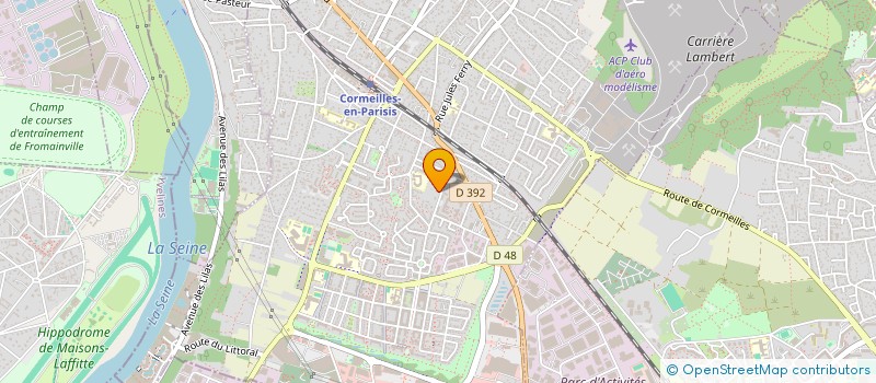 localisation de l'entreprise RECUPERATION DECHET INDUSTRIEL  CORMEILLES-EN-PARISIS