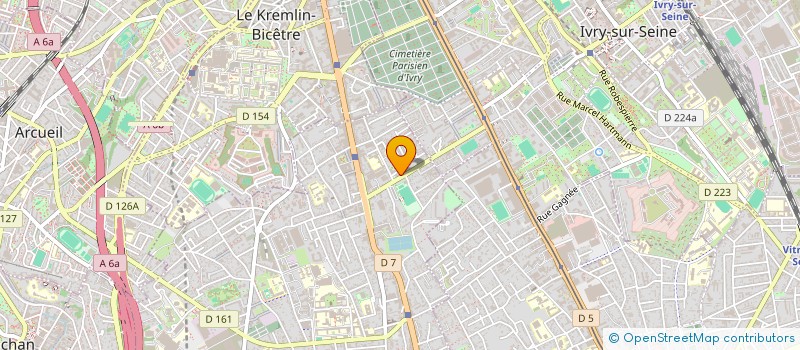 localisation de l'entreprise RECUPERATION DEMONTAGES TOUS METAUX à VILLEJUIF