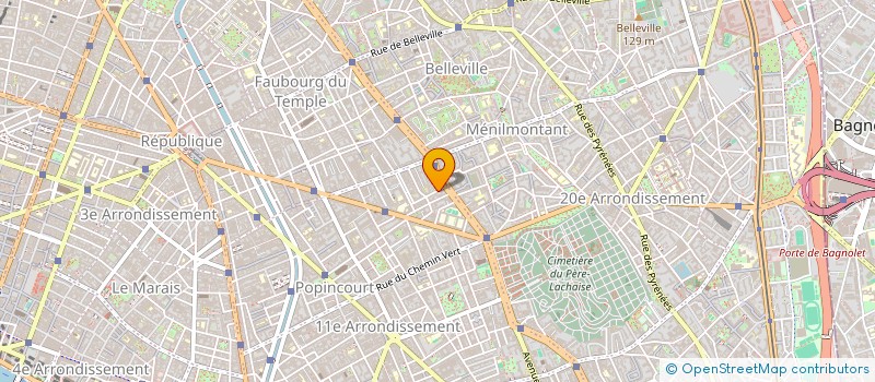 localisation de l'entreprise RECUPERATION GENERALE DU 11EME à PARIS