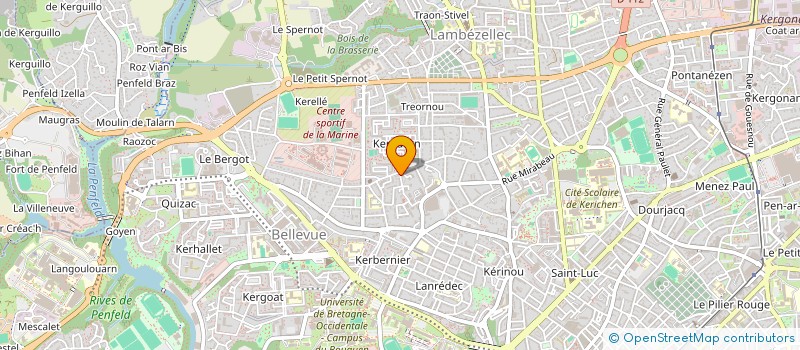 localisation de l'entreprise RECUPERATION POUR EVITER LE GASPILLAGE ALIMENTAIRE ET REDISTRIBUTION DYNAMIQUE ET SOLIDAIRE à BREST