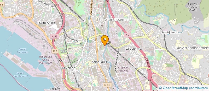 localisation de l'entreprise RECUPERATION SERVICE à MARSEILLE