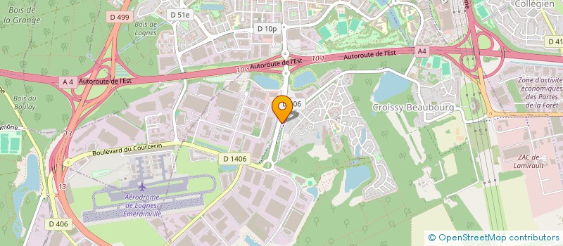 localisation de l'entreprise RECUPERAUTOS  CROISSY-BEAUBOURG