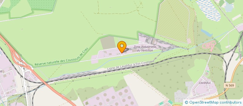 localisation de l'entreprise RECUPERECO à FOS-SUR-MER