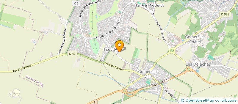 localisation de l'entreprise RECUPVELO  GOMETZ-LA-VILLE