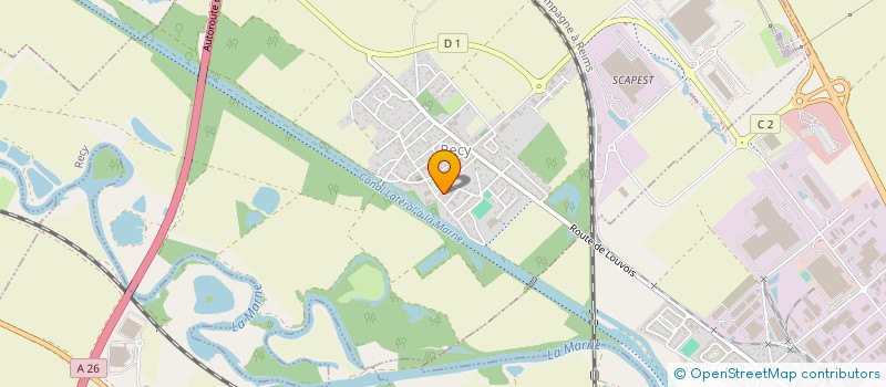 localisation de l'entreprise RECY  RECY