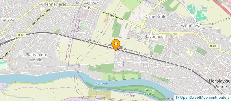 localisation de l'entreprise RECY'CLEFS  HERBLAY-SUR-SEINE