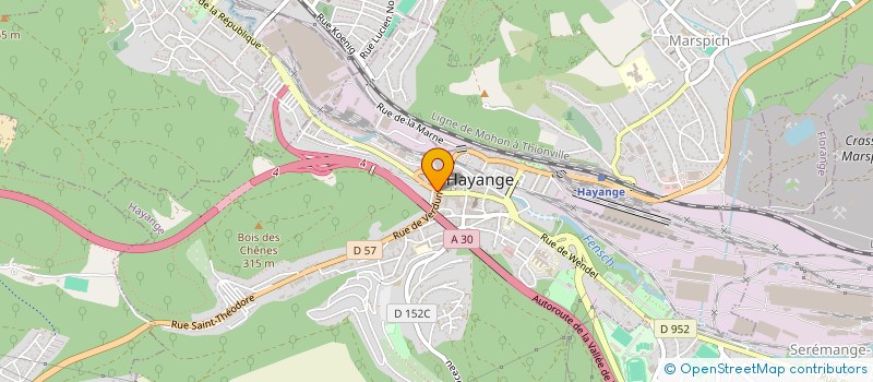 localisation de l'entreprise RECY-SOLI  HAYANGE