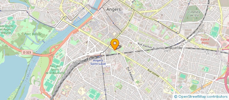 localisation de l'entreprise RECYC'LAB à ANGERS