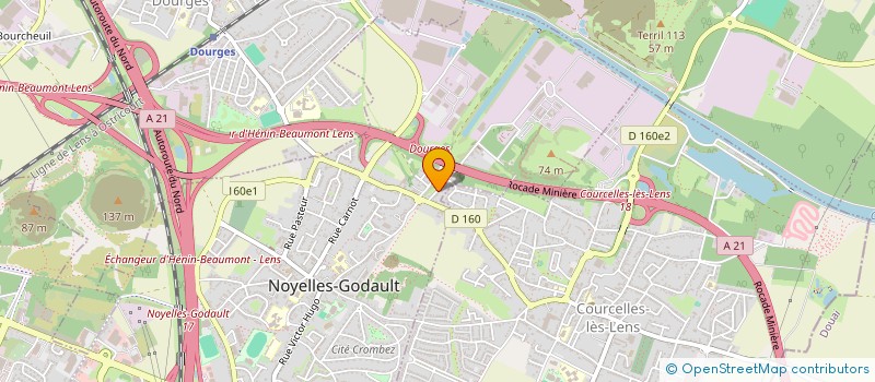 localisation de l'entreprise RECYCABLES  NOYELLES-GODAULT