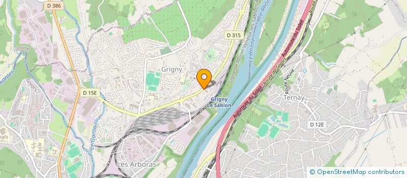 localisation de l'entreprise RECYCL AB  GRIGNY