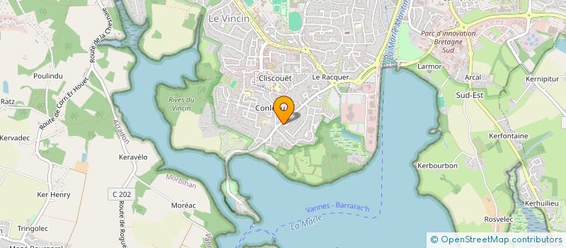 localisation de l'entreprise RECYCL'ART à VANNES