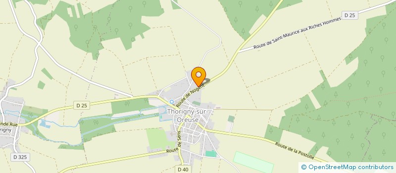 localisation de l'entreprise RECYCL-AUTO  THORIGNY-SUR-OREUSE