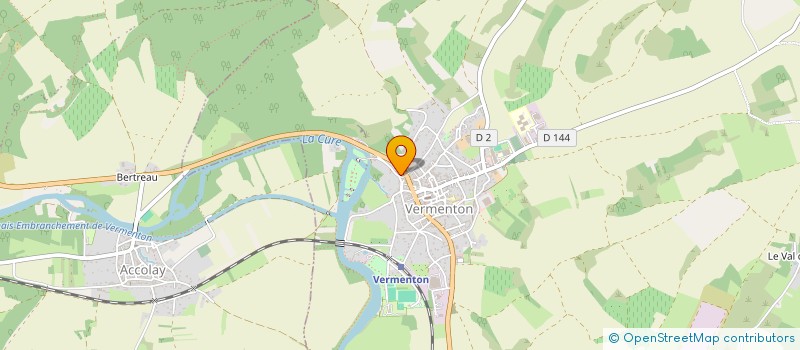 localisation de l'entreprise RECYCL'EN GARE  VERMENTON