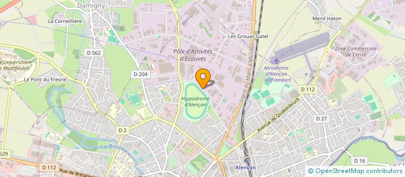 localisation de l'entreprise RECYCL ENVIRON INSERT RETOUR EMPLOI à ALENCON