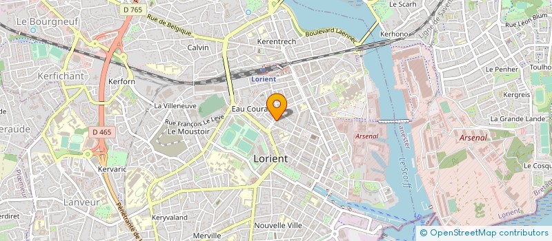 localisation de l'entreprise RECYCL'INK FRANCE  LORIENT