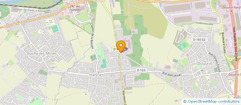 localisation de l'entreprise RECYCL-M  DOUVRIN