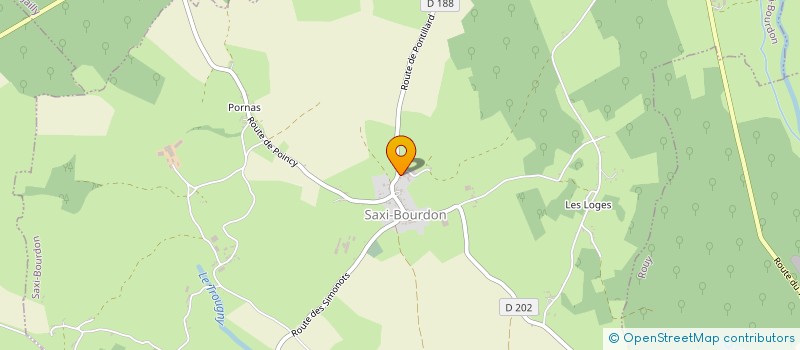 localisation de l'entreprise RECYCL'ORTHO à SAXI-BOURDON