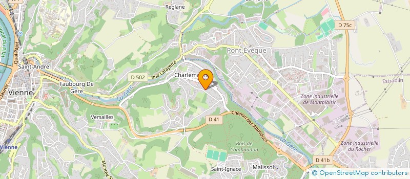 localisation de l'entreprise RECYCLAGE ARTISANAL ET ASSISTANCE AUTO  VIENNE