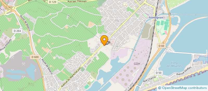 localisation de l'entreprise RECYCLAGE COCHET à FRONTIGNAN