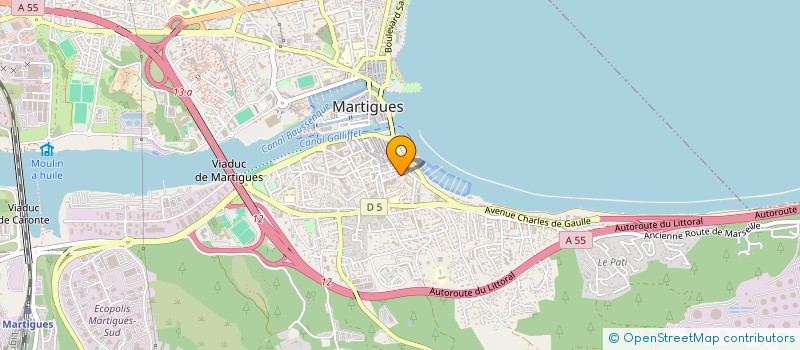 localisation de l'entreprise RECYCLAGE CONCEPT 13 à MARTIGUES