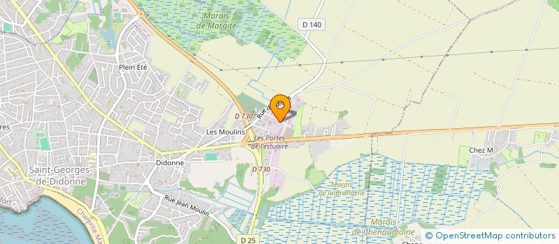 localisation de l'entreprise RECYCLAGE DU LITTORAL  SAINT-GEORGES-DE-DIDONNE