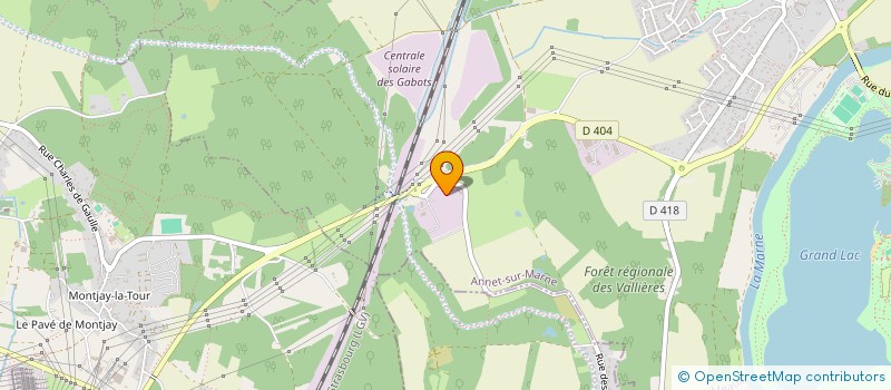 localisation de l'entreprise RECYCLAGE FABRIC MATERIAUX ROUTIERS à ANNET-SUR-MARNE
