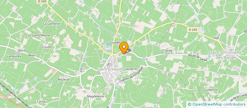 localisation de l'entreprise RECYCLAGE MATERIAUX BAT TRAVAUX PUBLICS à MONTAGNE