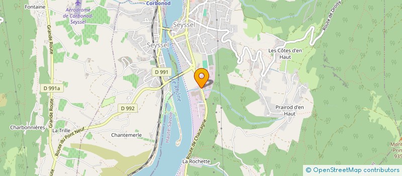 localisation de l'entreprise RECYCLAGE PLASTIQUES DES ALPES  SEYSSEL