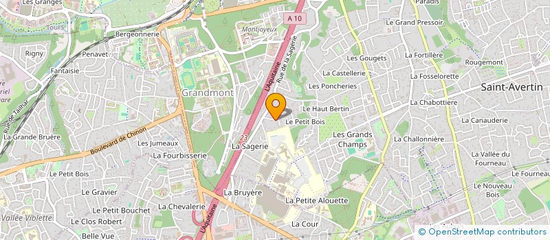 localisation de l'entreprise RECYCLE AND START  SAINT-AVERTIN