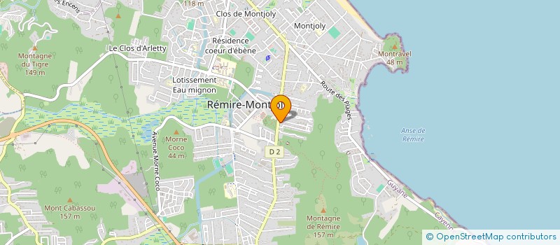 localisation de l'entreprise RECYCLE BIEN  REMIRE-MONTJOLY