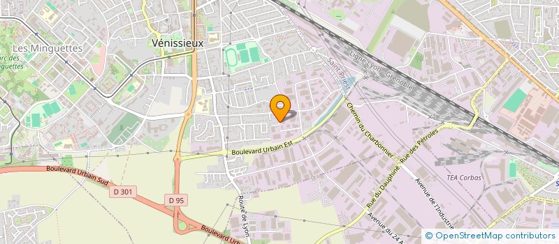 localisation de l'entreprise RECYCLE PALETTE à VENISSIEUX