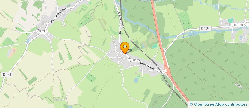 localisation de l'entreprise RECYCLEAU à QUERS