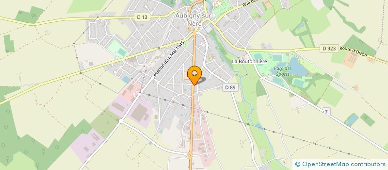 localisation de l'entreprise RECYCLERIE ALBINIENNE à AUBIGNY-SUR-NERE