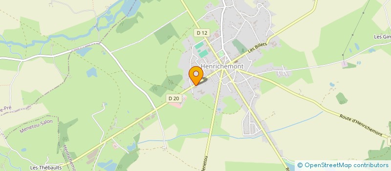 localisation de l'entreprise RECYCLERIE DU HAUT BERRY  HENRICHEMONT