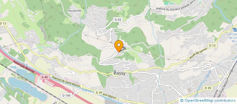 localisation de l'entreprise RECYCLERIE DU MONT-BLANC à PASSY