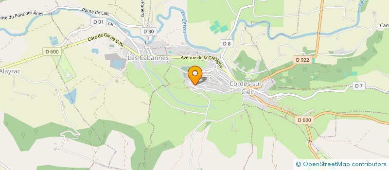 localisation de l'entreprise RECYCLERIE NOGASPI à CORDES-SUR-CIEL
