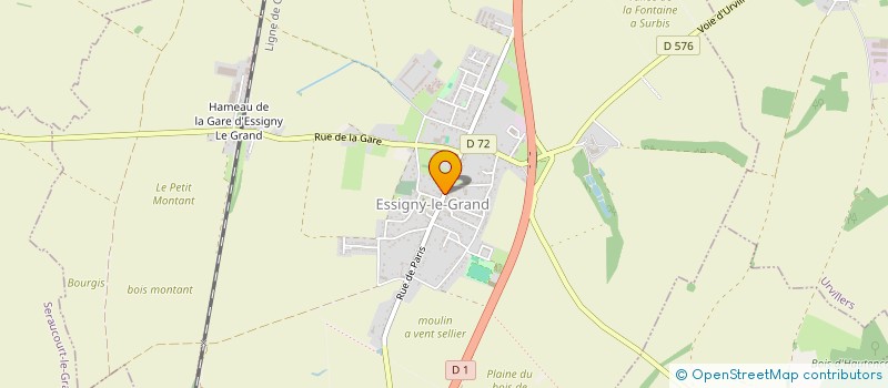 localisation de l'entreprise RECYCLERIE SECONDE VIE 02  ESSIGNY-LE-GRAND