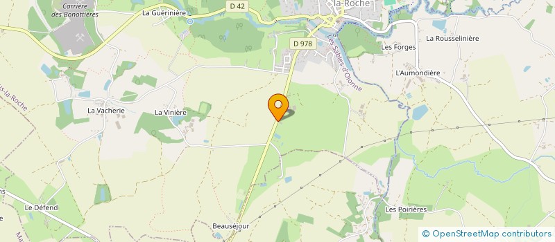 localisation de l'entreprise RECYCLERIE VENDEENNE à BEAULIEU-SOUS-LA-ROCHE